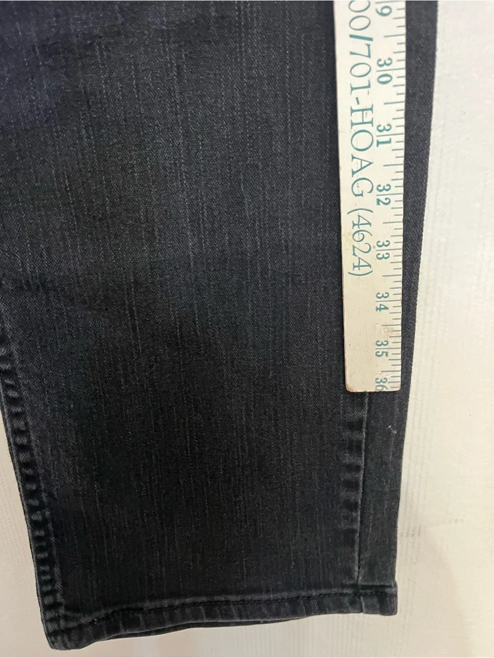Men's Straight-Leg Black Jeans